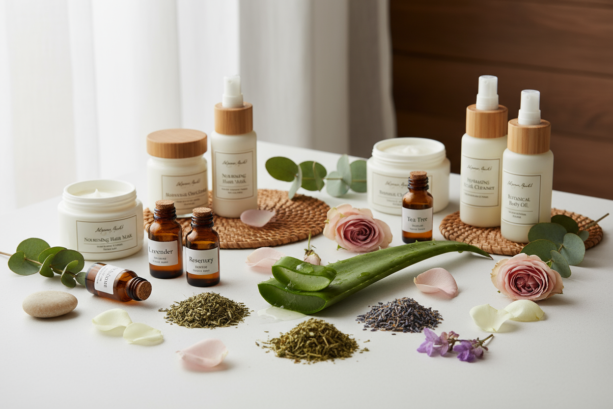 natural care hair and skin